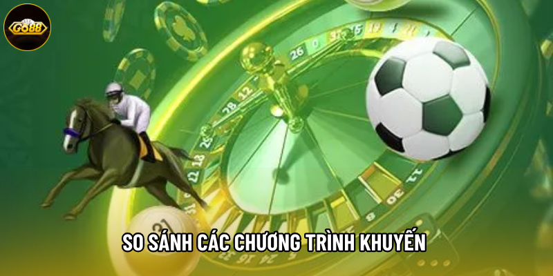 So sánh các chương trình khuyến mãi hoàn trả